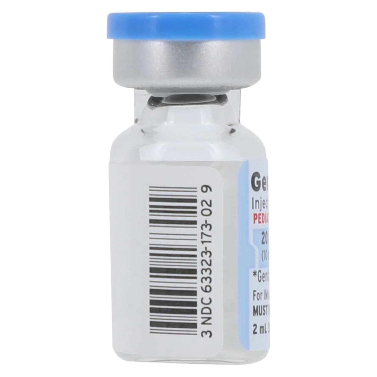 DUKE Gentamicin Sulfate Injection, 10 mg/mL, Pediatric Single-Dose Vial, 2 mL, 25/Package thumbnail 3
