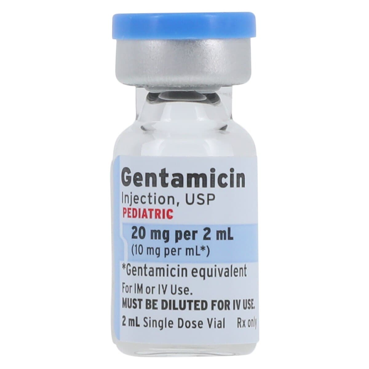 DUKE Gentamicin Sulfate Injection, 10 mg/mL, Pediatric Single-Dose Vial, 2 mL, 25/Package thumbnail 5