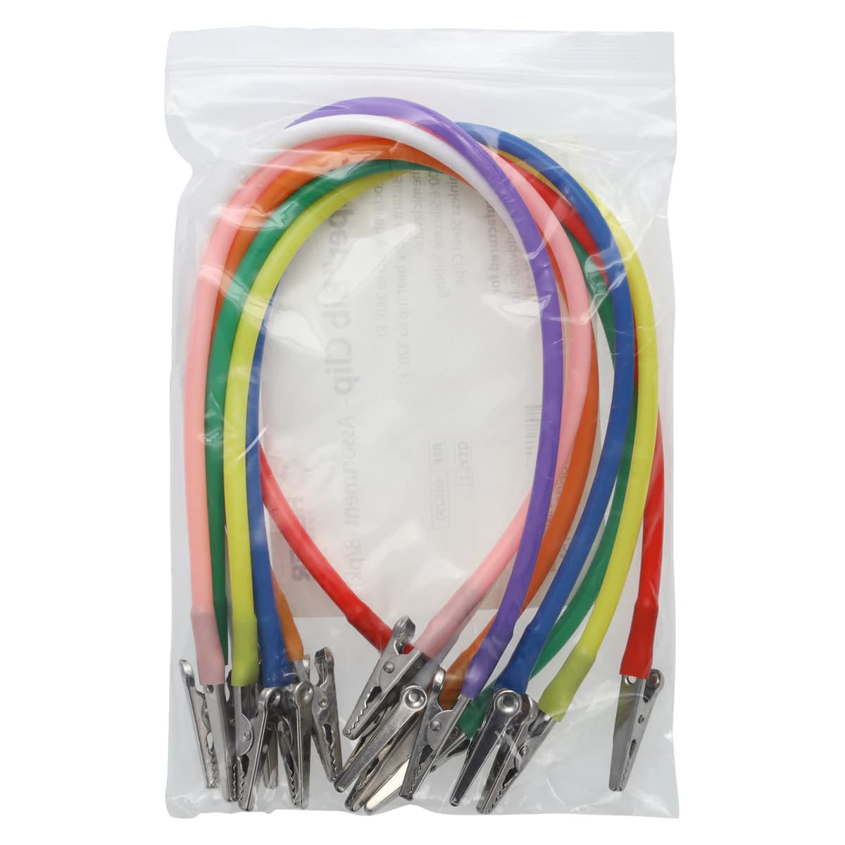 Hager Worldwide Super Bib Clips, Assorted Colors, 8/Pk, 605290 thumbnail 2
