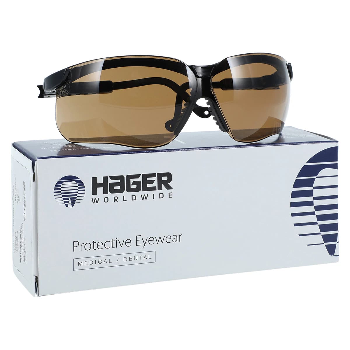 Uvex Genesis Protective Eyewear, Black Frame, Tinted Lens, Anti-Fog/Anti-Scratch, 1 Each, 355811 - GENESIS BLACK/TINTED - Image 1