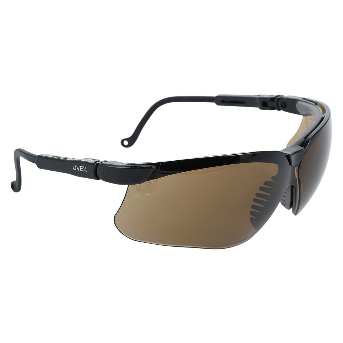 Uvex Genesis Protective Eyewear, Black Frame, Tinted Lens, Anti-Fog/Anti-Scratch, 1 Each, 355811 thumbnail 3