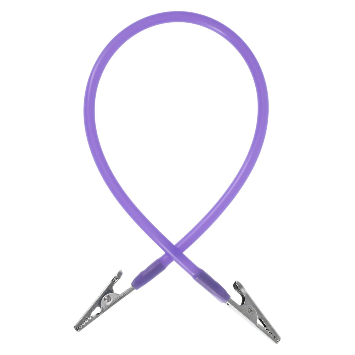 Super Bib Clips, Silicone, Purple, 3/Pk, 605302 thumbnail 2