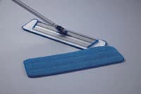 Medline Microfiber Wet Mop, 18 inch, Blue, 100/Case - Microfiber Wet Mop 18" Blue - Image 1