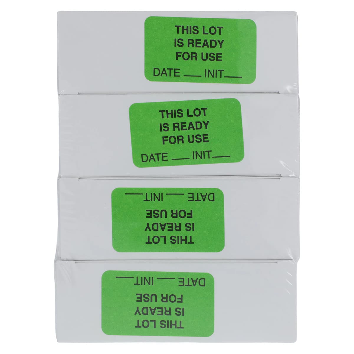 Marketlab This Lot Ready For Use Label, Green, 1-3/4" x 1", 1000/Roll thumbnail 2