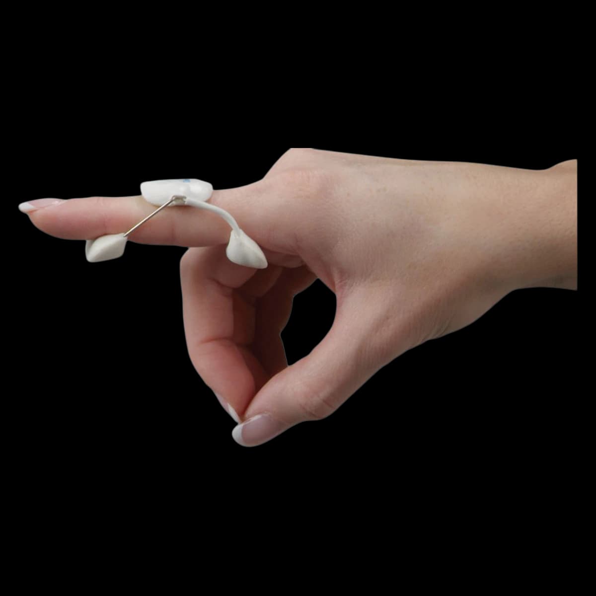 DeRoyal LMB Extension Spring PIP Assist Splint, Finger, Wire/Foam, Size Medium, 2" - Finger Spring Extension P.I.P - Image 1