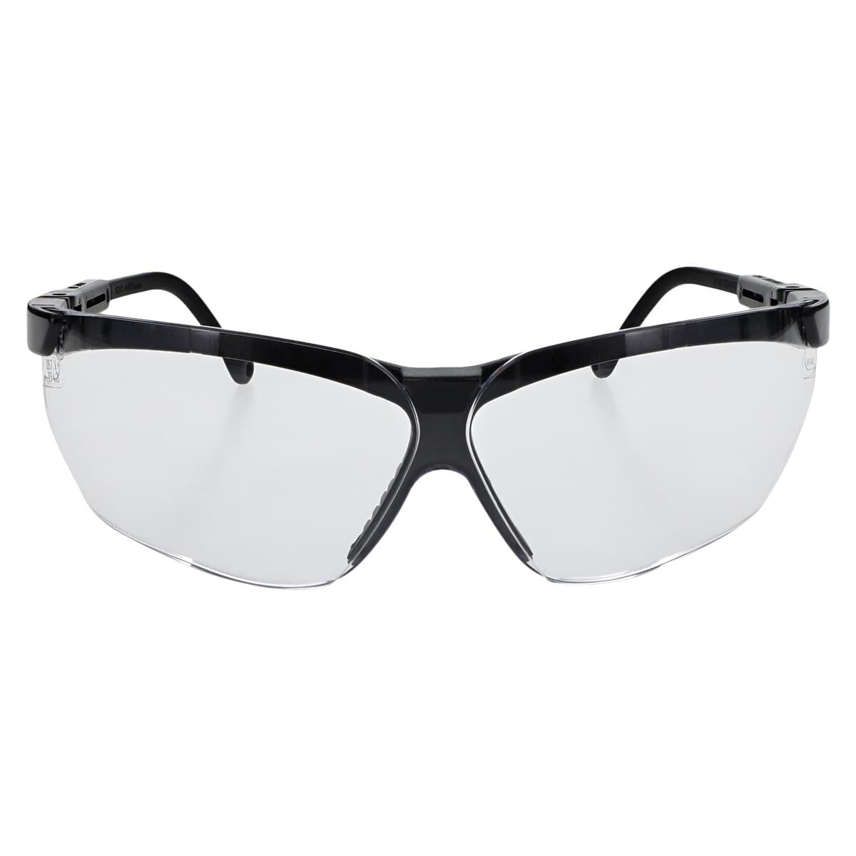 Uvex Genesis Safety Eyewear, Clear Lens, Black Frame, 1/Pk, 355810 thumbnail 4