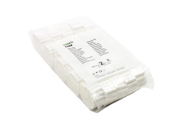 Coltene Roeko Luna Dental Cotton Rolls, Size #3 (1 1/2" x 1/2"), Unstarched, Non-Sterile, Bag of 1000, 104003 - Coltene - Roeko Luna Dental Rolls, Size #3 (1 1/2" x 1/2"), Bag of 1000 rolls, 104003 - Image 1