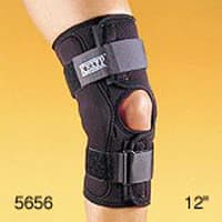 Hely & Weber Knapp Knee Orthosis Brace, Neoprene, Black, 12" - Brace Knapp Knee Black Neo 12" - Image 1
