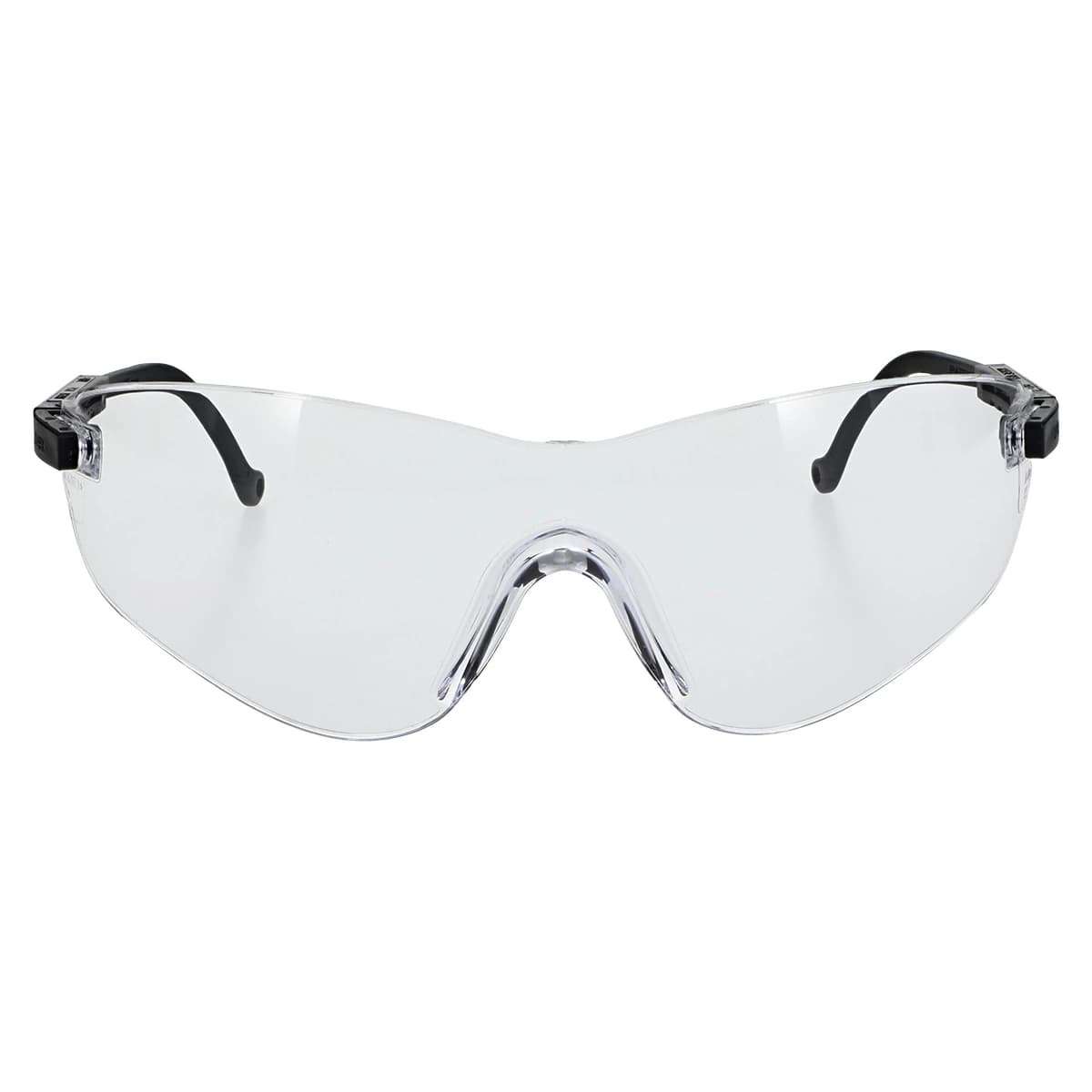 Uvex Spitfire Safety Glasses, Clear Lens, Black Frame, One Size Fits All thumbnail 4