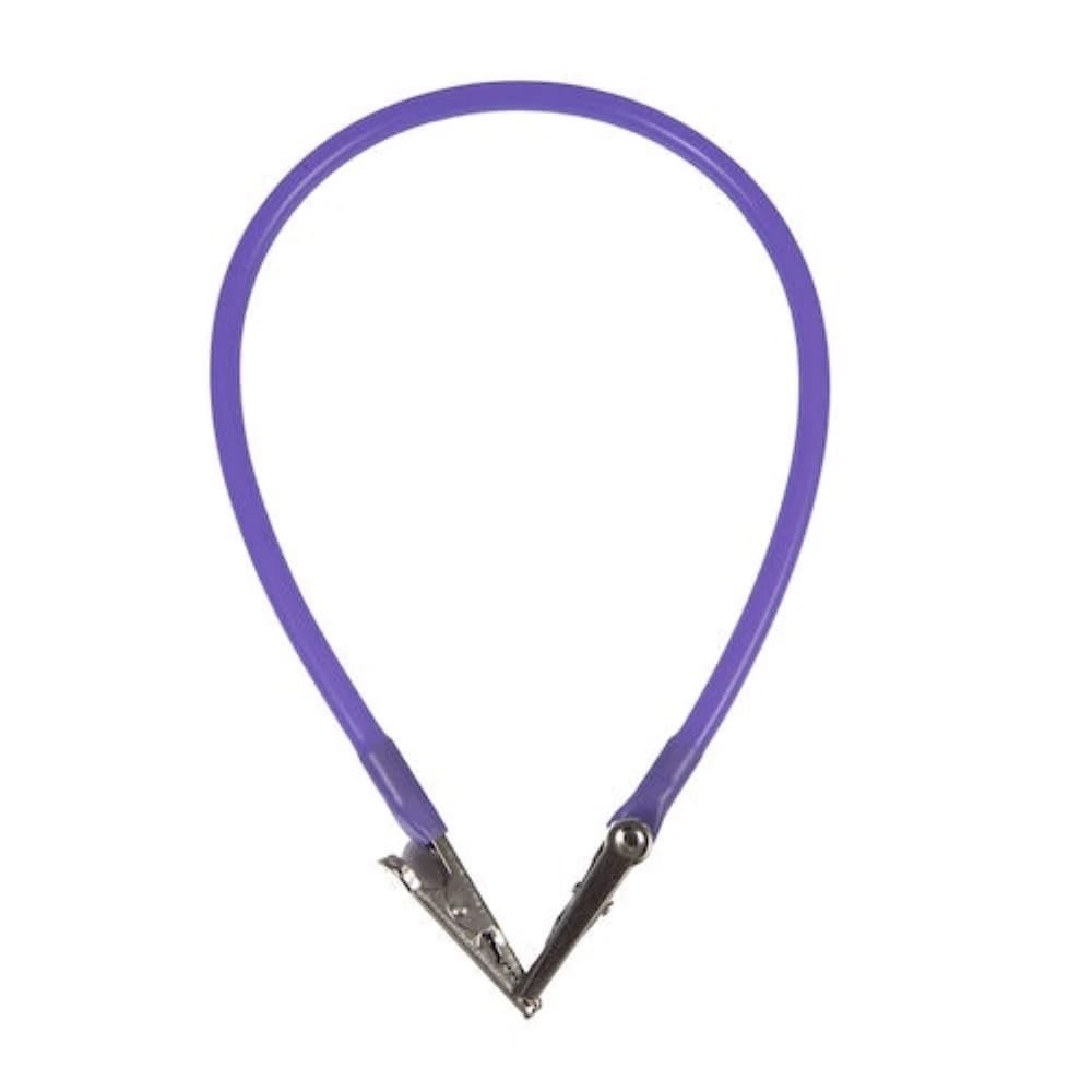 Hager Worldwide Super Bib Clip, Purple, 14", 1/Pkg, 605282 - Super Bib Clips - Purple, 1/Pkg - Image 1