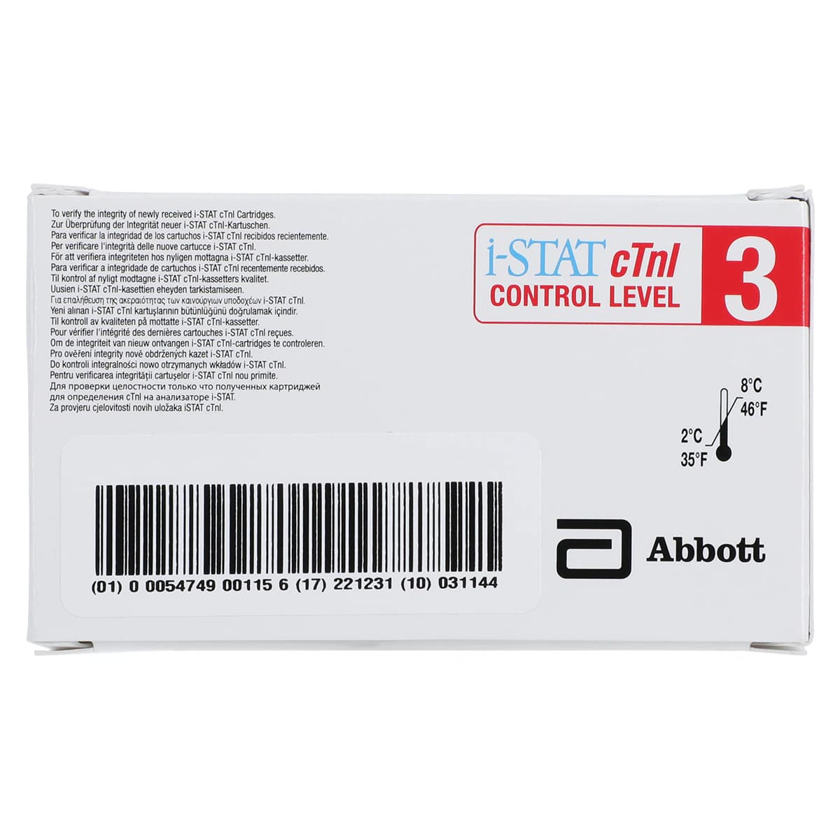 Abbott i-STAT Troponin Control Level 3, 6x1mL, 6/Box thumbnail 6