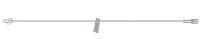 Amsure Microbore IV Extension Set, 12", Female/Rotating Male Luer Lock, Slide Clamp, Non-DEHP, Latex-Free, 50/Case thumbnail 2