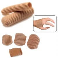 Bio Concepts Digital Cap Ribbed Knit Finger/Toe Protector, Large/X-Large - Digital Cap Ribbed Knit - Image 1