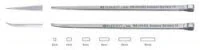 Miltex Mini Osteotome, Straight, 5" Length, 12mm Blade, Stainless Steel, Reusable - Mini Osteotome 5"Str 12mm - Image 1