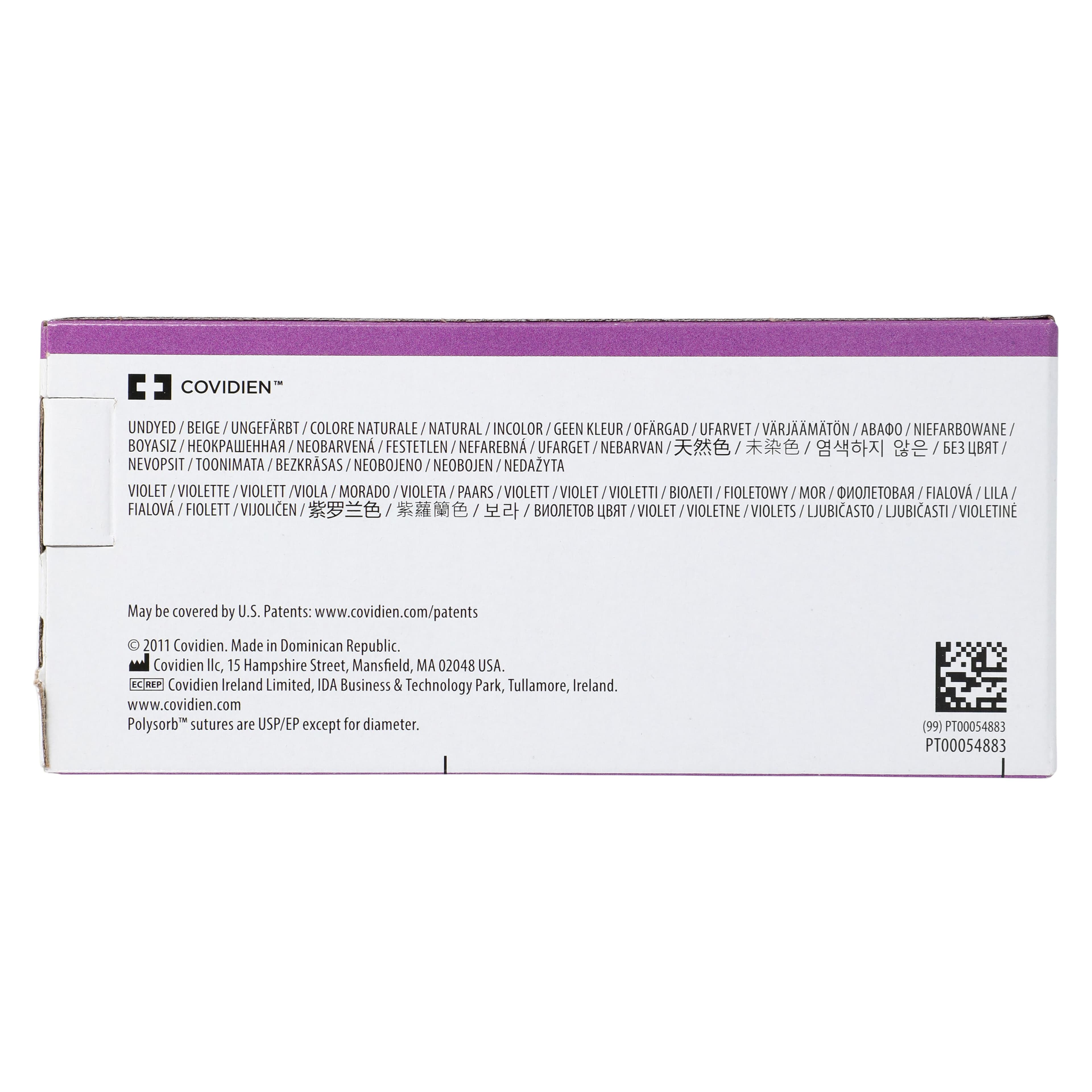 Medtronic Polysorb Absorbable Suture, 4-0, 18", C-13 Reverse Cutting 3/8 Circle Needle 19mm, Undyed, 12/Case thumbnail 7