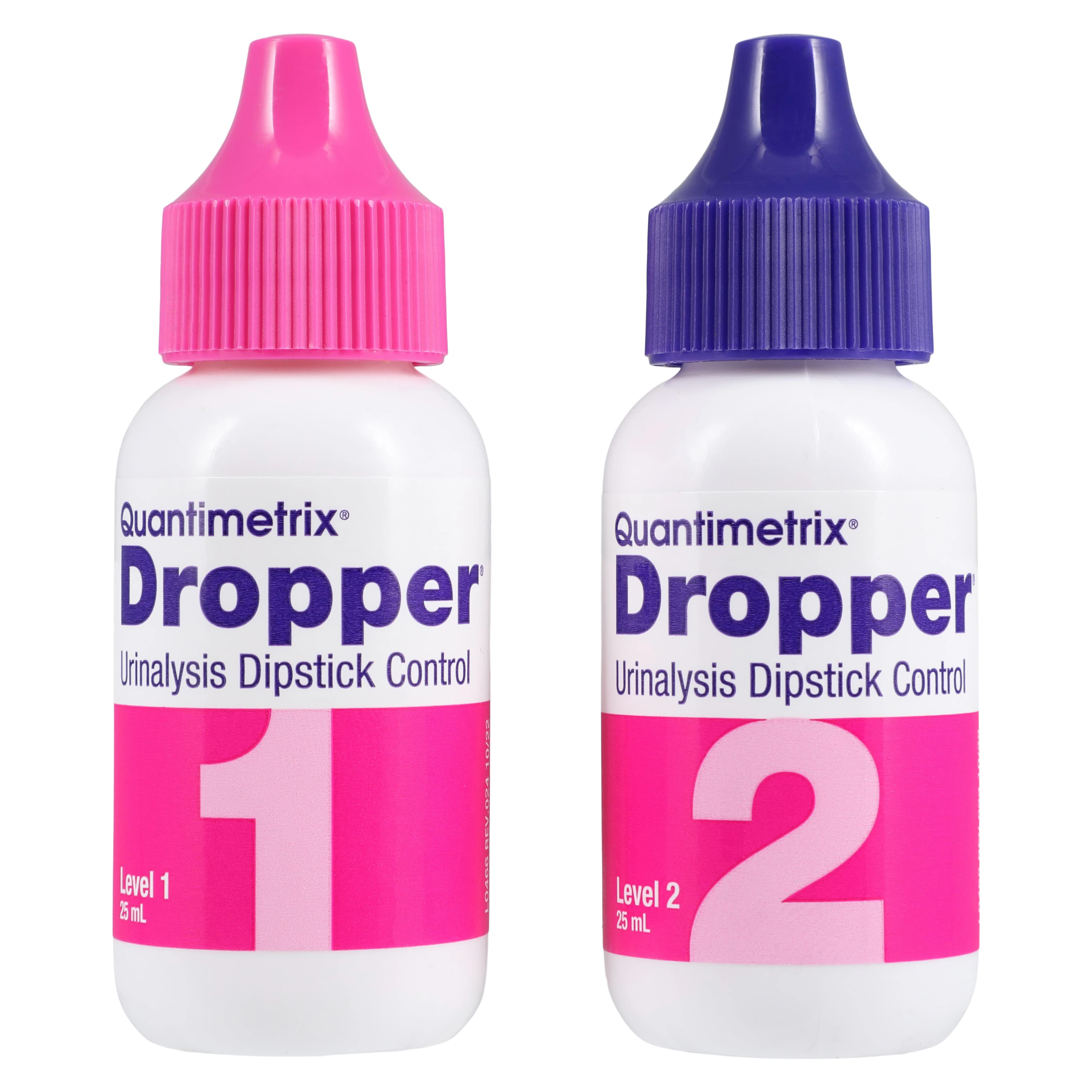 Quantimetrix Dropper Urinalysis Dipstick Level 1 & 2 Control Set, 4 x 25 mL, 4/Box thumbnail 3