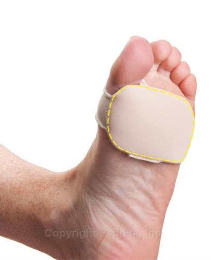 Pedifix Visco-Gel Forefoot Cushion Silicone, Large - Forefoot Cushion Silicone - Image 1