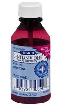 Humco Gentian Violet Stain 2%, 2 oz Bottle, 12/Case - Gentian Violet 2% Container - Image 1