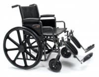 Graham-Field Traveler HD Transport Wheelchair, 500 lb Capacity - Wheelchair Traveler HD - Image 1