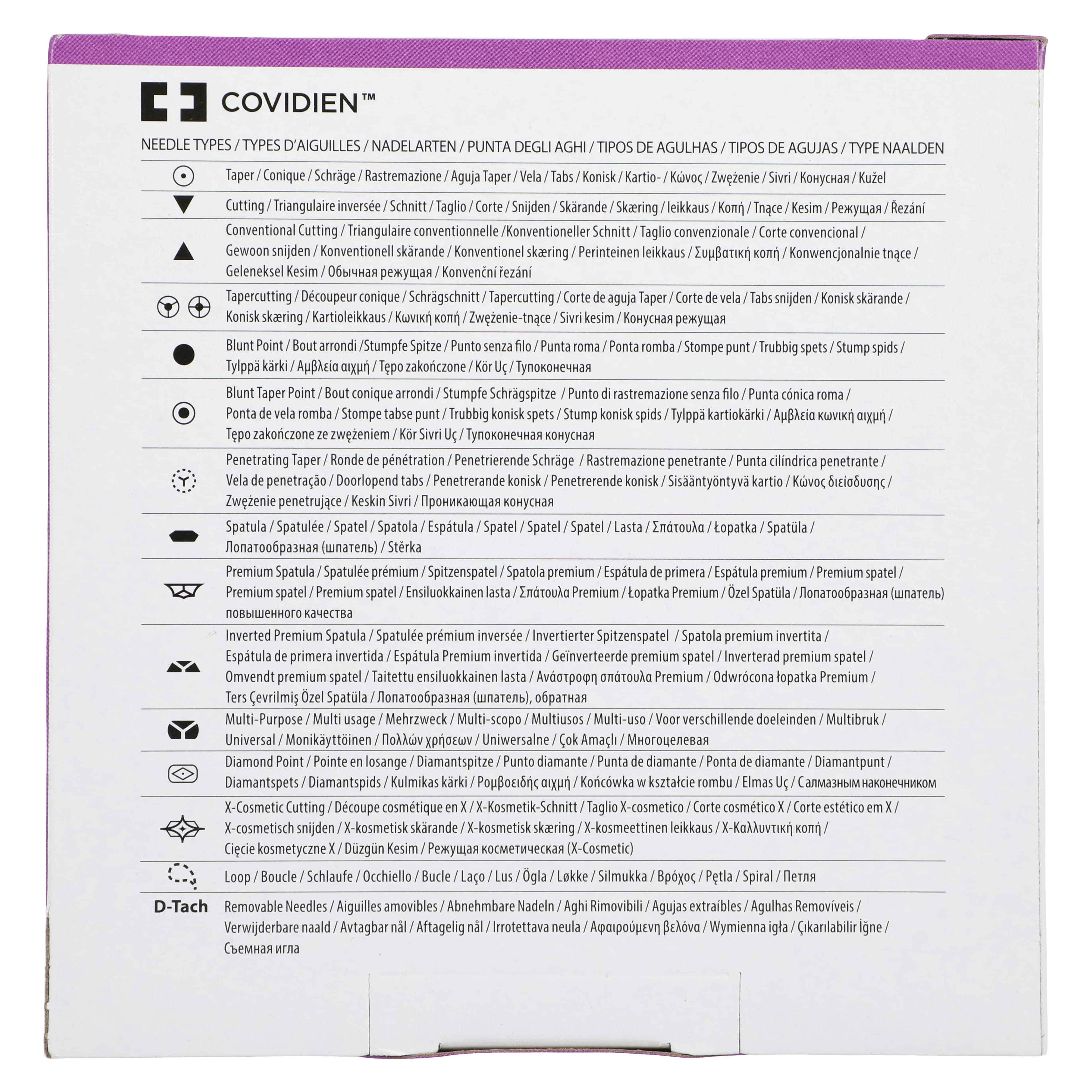 Medtronic Polysorb Suture, 3-0, 18" Polyester Braid, Absorbable, C-13 Reverse Cutting 3/8 Circle Needle 19mm, Undyed, 36/Case thumbnail 6