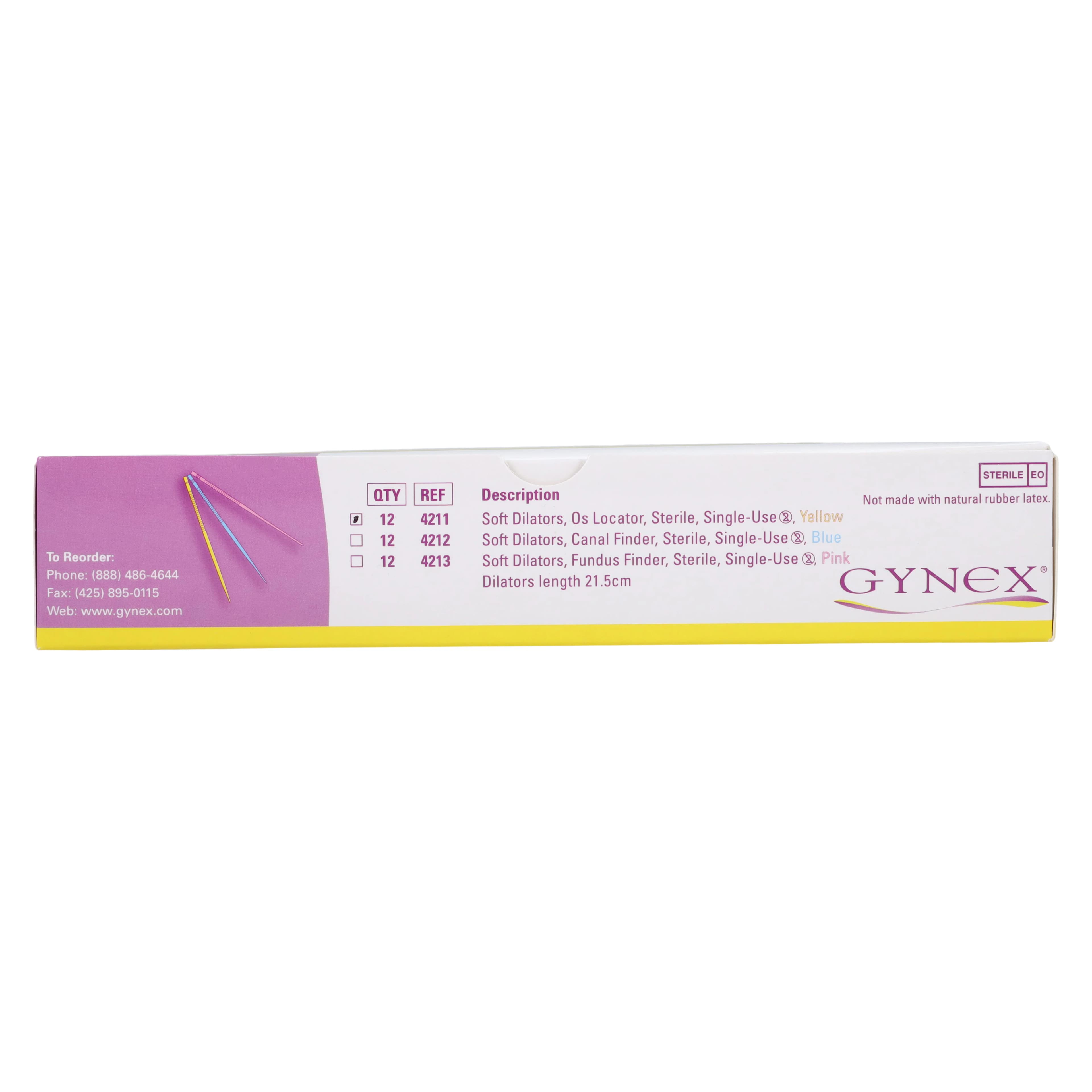 Gynex Os Dilator, Soft OS Locator, 21.5cm, Teflon, Sterile, Disposable, 12/Box thumbnail 4