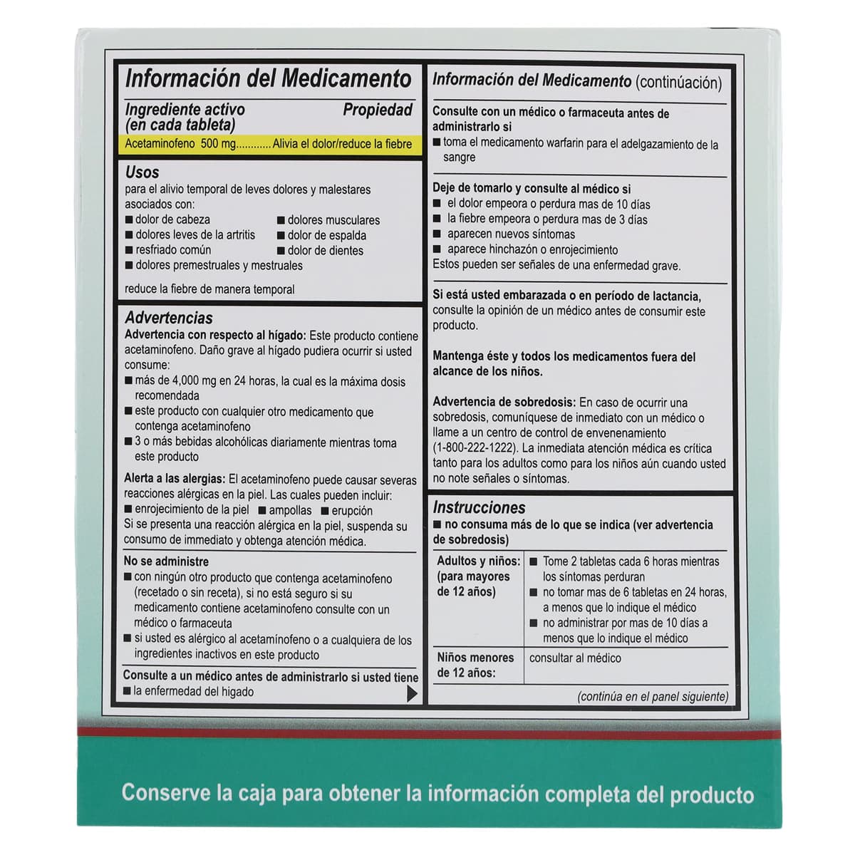 Medique APAP Extra Strength Acetaminophen Tablets, 500 mg, Extra Strength, 250 Count (2 x 125 Tablets) thumbnail 6
