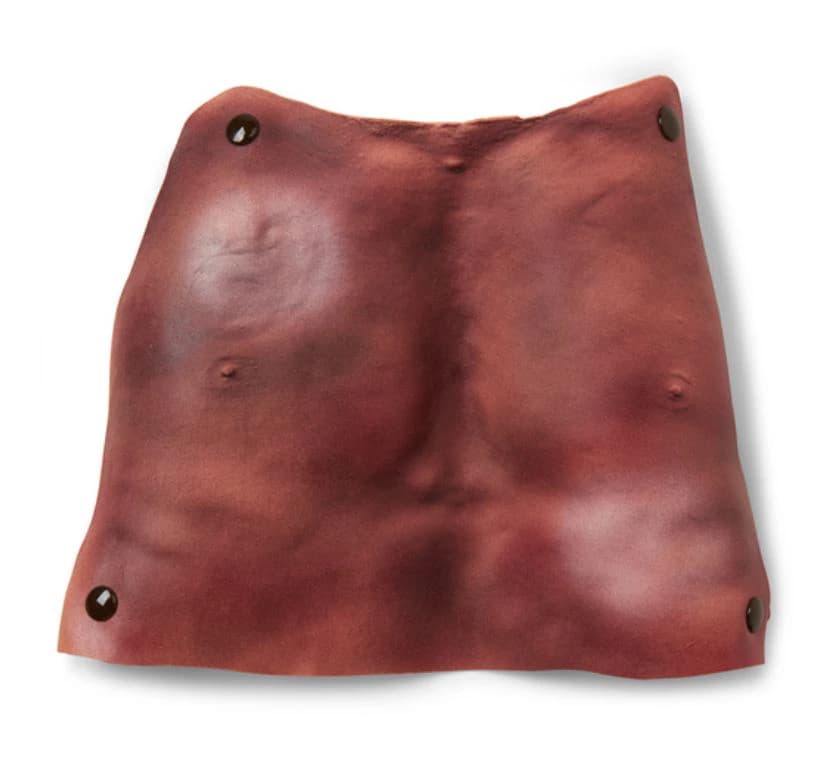 Nasco Healthcare EMT Casualty Kit Training Moulage – Burn of Chest 2nd & 3rd Degree - Burn of Chest 2nd & 3rd - Image 1