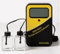 Dickson Alarm Thermometer for Refrigerator/Freezer, 0 to 50°C/-50 to 122°F - Alarm Therm Frdg/Frzr - Image 1