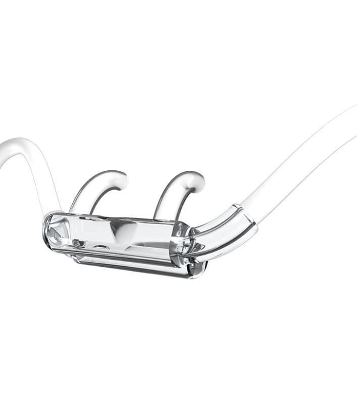 Flexicare Nasal Cannula Dual CO2/O2, Female Luer, Clear, 7' Tubing, Universal Connector, 25/Box - Nasal Cannula Dual CO2/O2 - Image 1