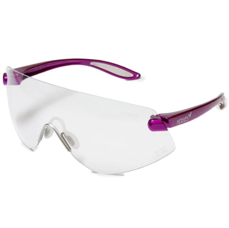 Hager Outback Protective Eyewear, Clear Lens, Purple Frame, 1/Pair, 100705 - Outback Protective Eyewear Clear Lens Purple Frame - Image 1