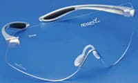 Hager Outback Protective Eyewear, Clear Lens, Silver Frame, One Size Fits All, 100710 - Outback Protective Eyewear Clear Lens Silver Frame - Image 1