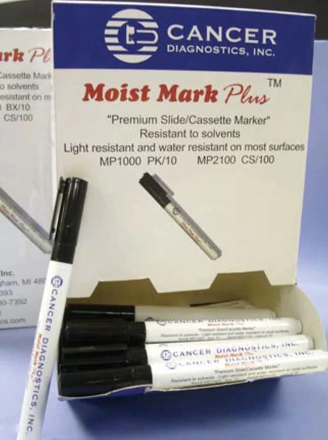 Moist Mark Plus Marking Pen, Regular Tip, Black, Non-Sterile - Marking Pen Moist Mark Plus - Image 1