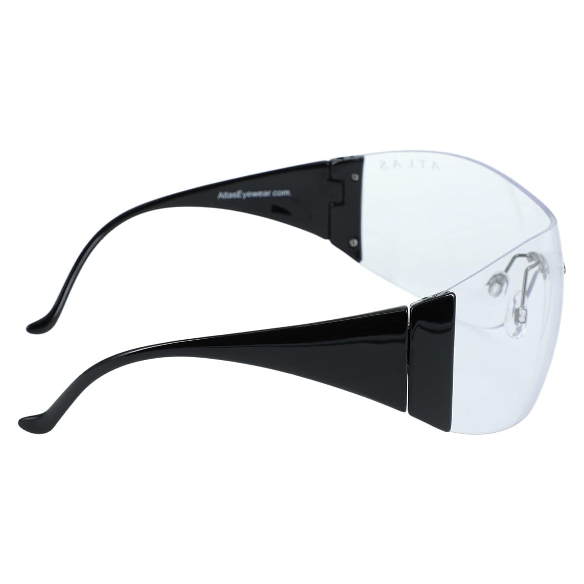 Roma Safety Eyewear, Clear Lens, Black Frame thumbnail 4