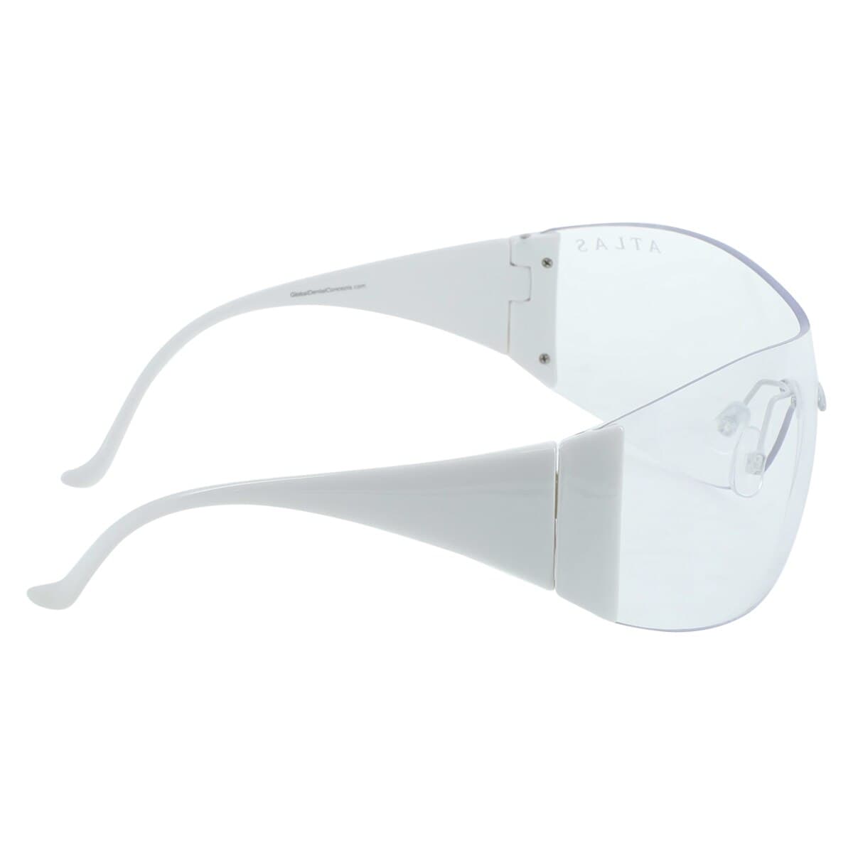 Roma Eyewear Clear Lens, White Frame, Each thumbnail 4