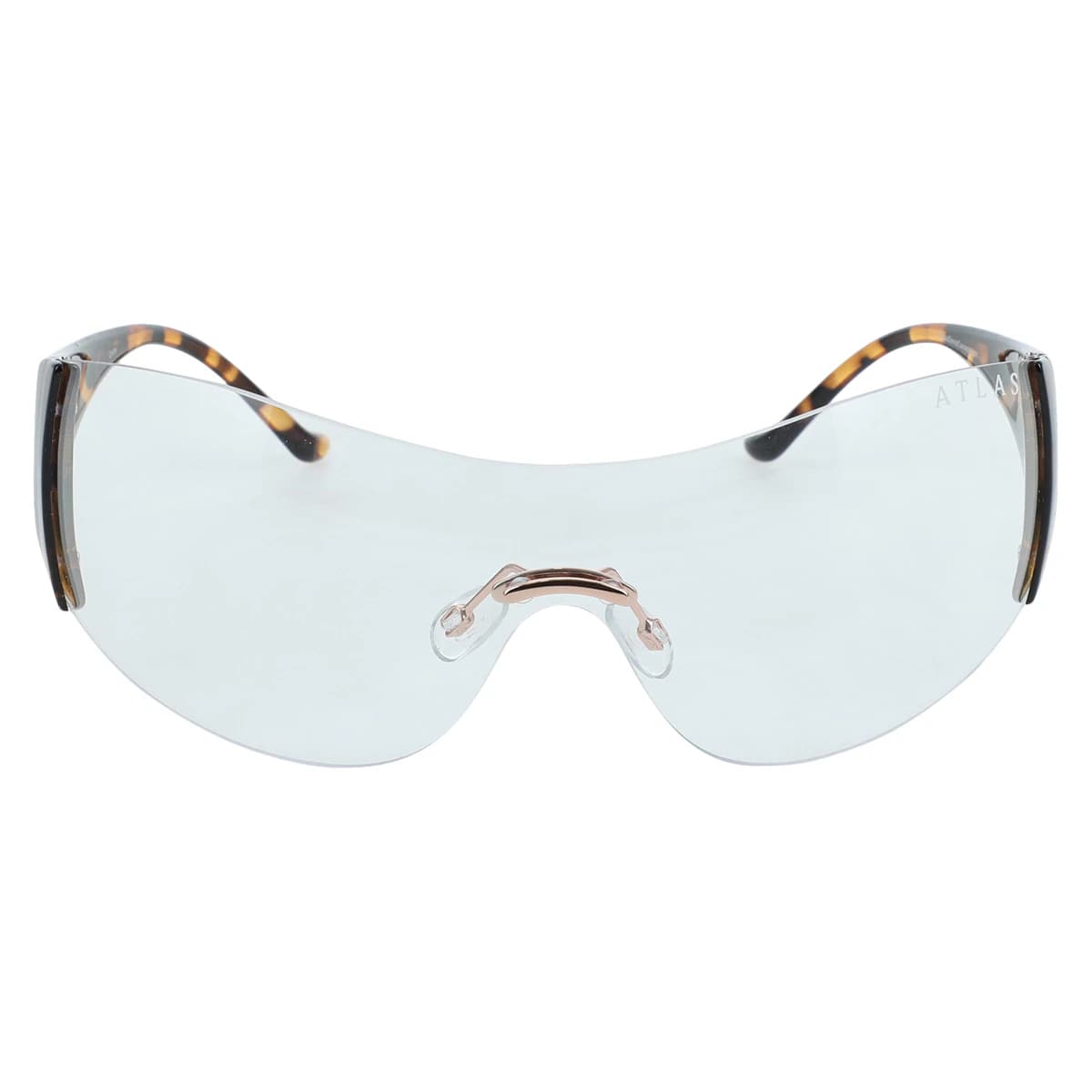 Roma Safety Eyewear, Clear Lens, Brown Frame thumbnail 3
