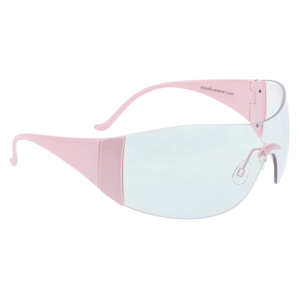 Roma Eyewear Clear Lens, Pink Frame, Each thumbnail 2