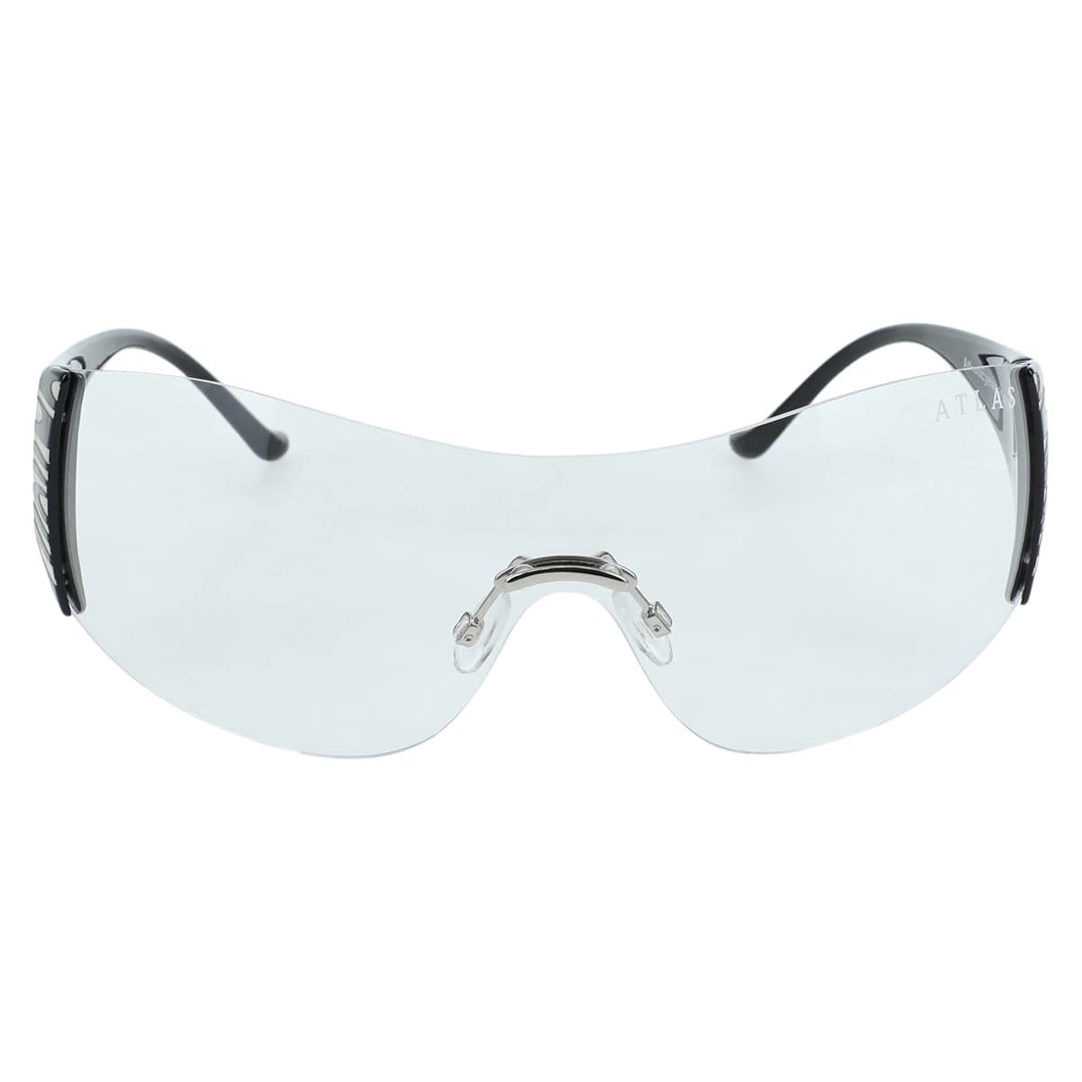 Roma Eyewear Clear Lens, Black & White Swirl Frame, Each thumbnail 3