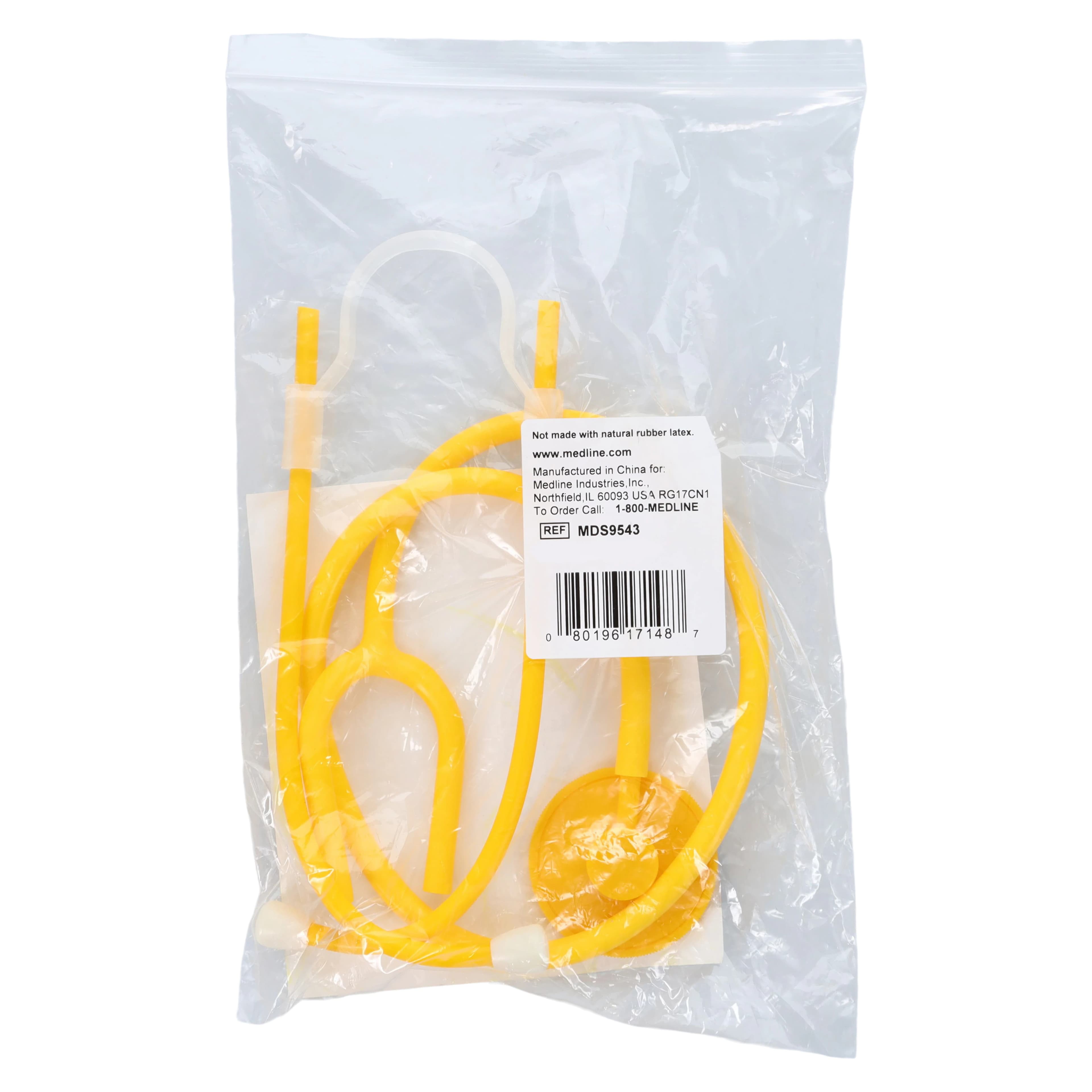 Medline Disposable Stethoscope, Yellow, Single Use, Each thumbnail 7