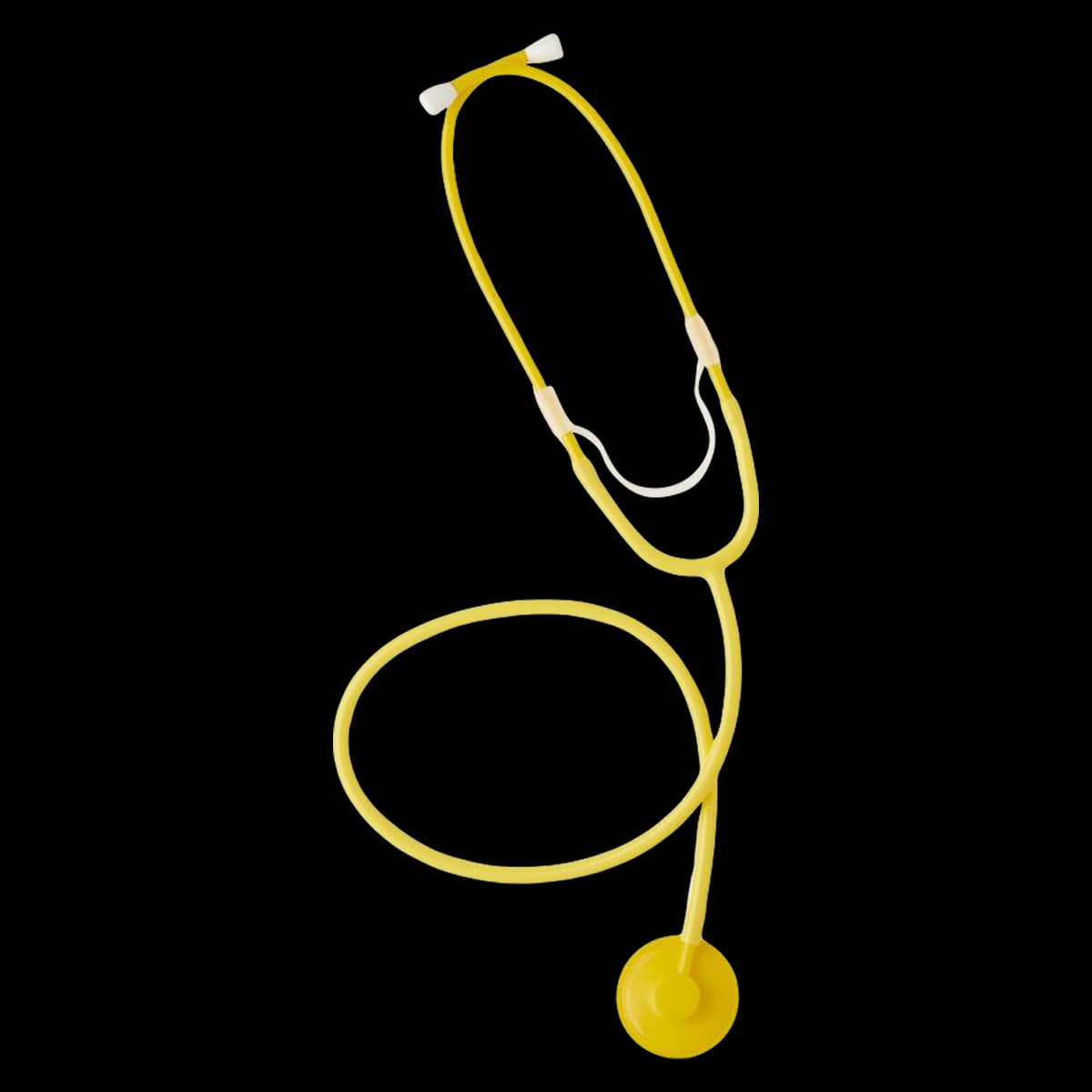 Medline Disposable Stethoscope, Yellow, Single Use, Each - Stethoscope Disposable - Image 1