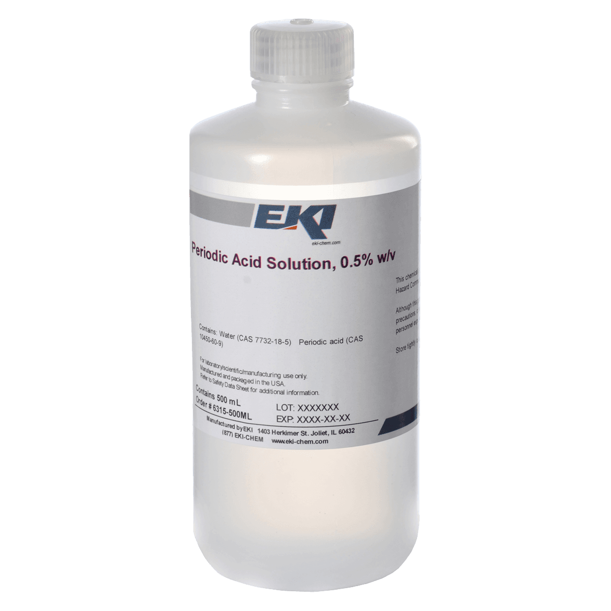 Periodic Acid Solution 0.5%, 500mL Bottle - Periodic Acid Solution 0.5% - Image 1