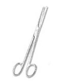 Medline Iris Surgical Scissors, Straight, 4-1/2", Stainless Steel, Sterile, Disposable, 20/Case thumbnail 2