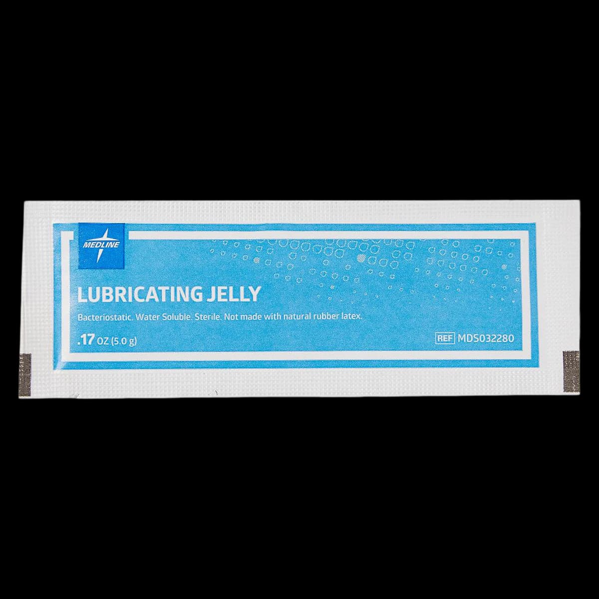 Medline Sterile Lubricating Jelly, 5 g Foil Packet, 600/Case thumbnail 2