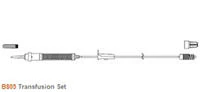 Codan IV Administration Set, 20 Drops/mL, 200 Micron Filter, 65" Spin Luer Lock, Priming Volume 27mL, 50/Case - Blood Admin Set 20/drp - Image 1