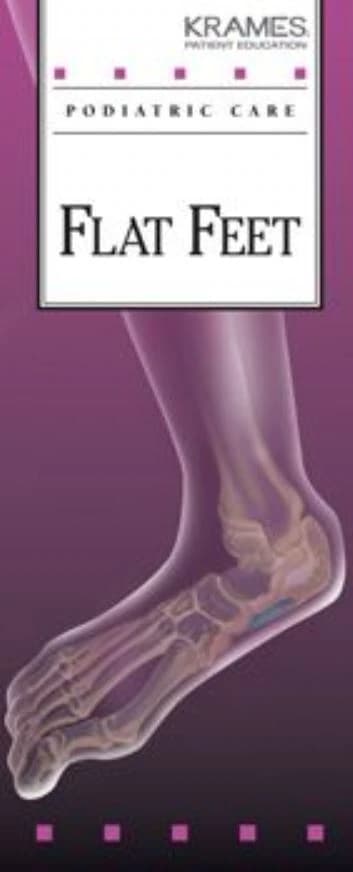 Krames Communications Flat Feet Educational Brochure, 50/Package - Flat Feet Brochure - Image 1
