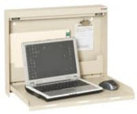Datum Nonlocking WallWrite® Fold-Up Desk, 20" W x 16-3/8" H x 3-3/8" D, 7 Color Choices - Datum Nonlocking WallWrite® Fold-Up Desk, 20" W x 16-3/8" H x 3-3/8" D, 7 Color Choices - Standard - Image 1