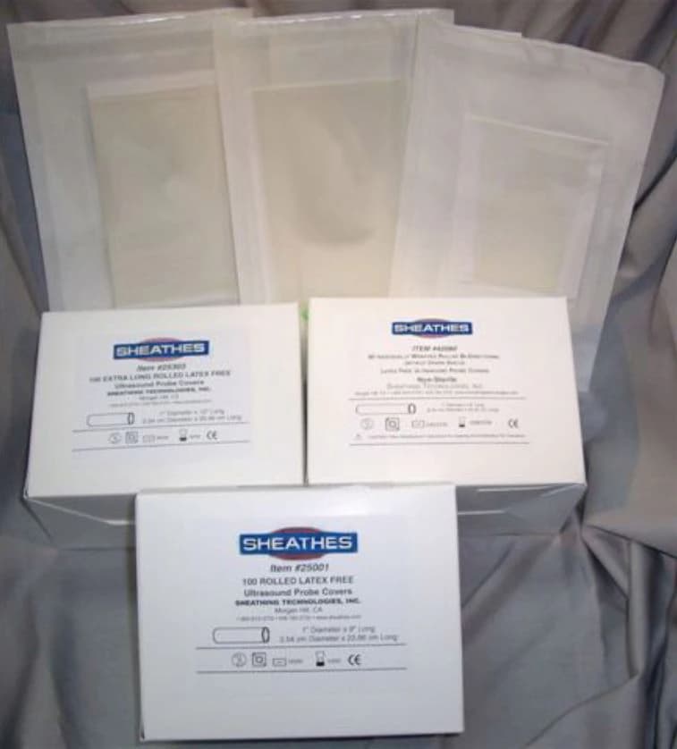 Sheathing Technologies Ultrasound Probe Cover, 6 in, 30/Case - Ultrasound Probe Cover - Image 1