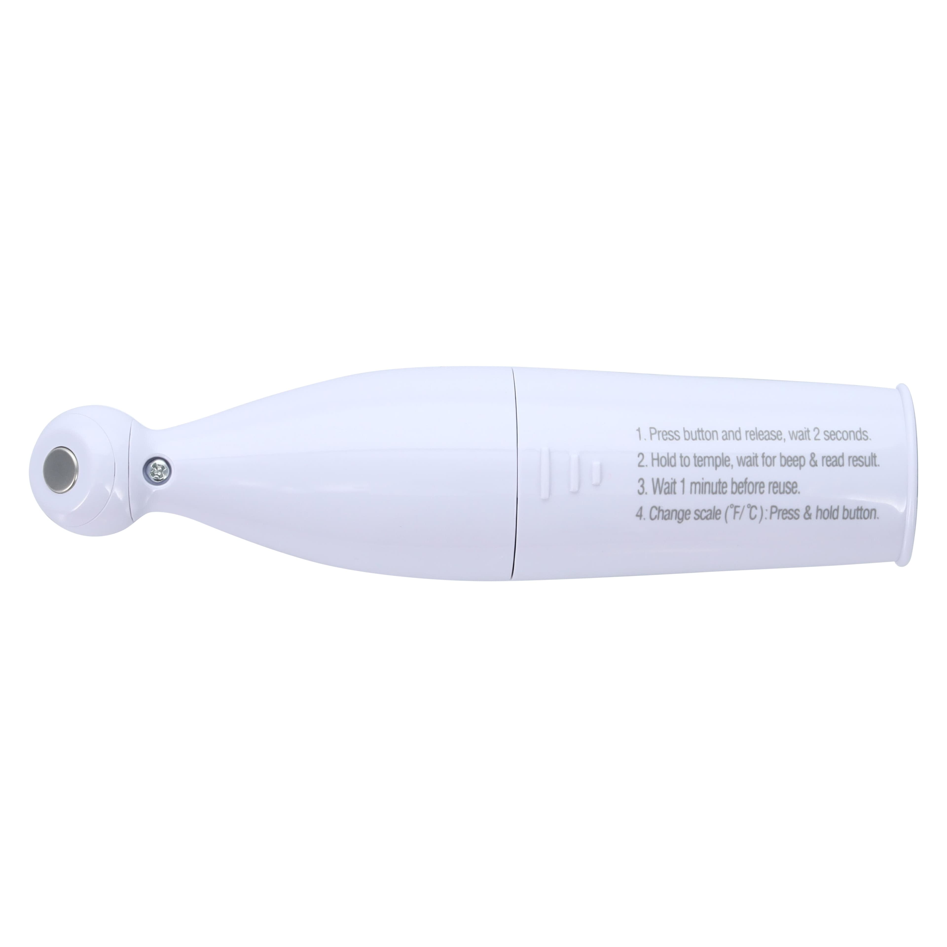 American Diagnostic Adtemp TempleTouch Conductive Thermometer, Reusable, Dual Scale, 2 AAA Battery thumbnail 4