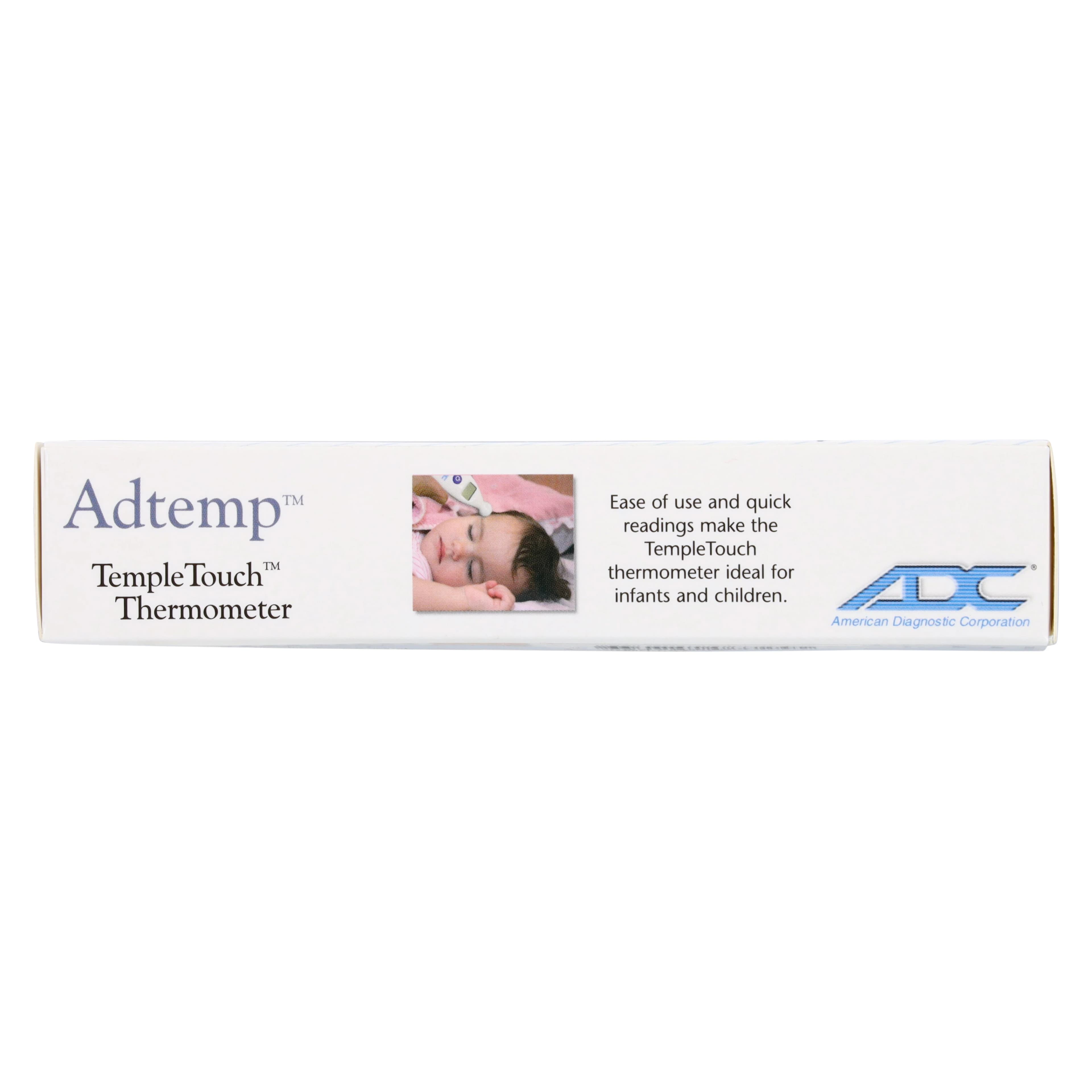 American Diagnostic Adtemp TempleTouch Conductive Thermometer, Reusable, Dual Scale, 2 AAA Battery thumbnail 8