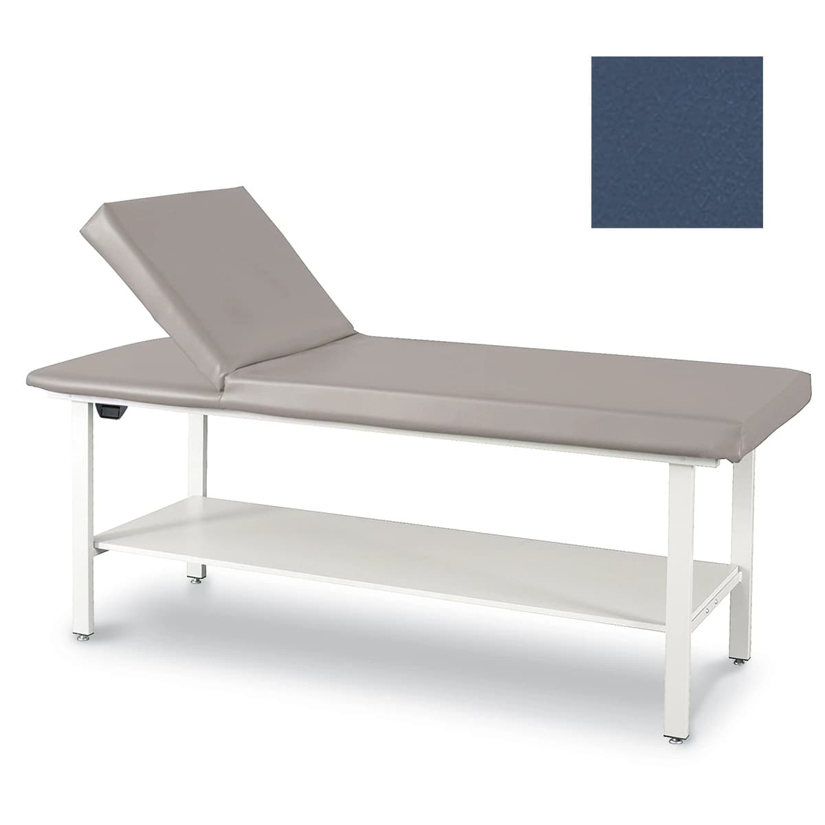Winco Mfg Blueridge Adjustable Treatment Table with Shelf, 400 lb Capacity - Table Treat Adj w/Shelf - Image 1