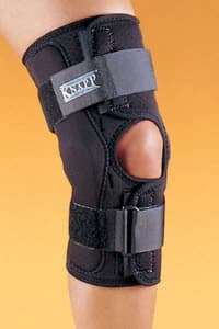 Hely & Weber Knapp Knee Orthosis Brace, Adult Neoprene, X-Small, 10-12", Black - Brace Knapp Knee Black Neo - Image 1